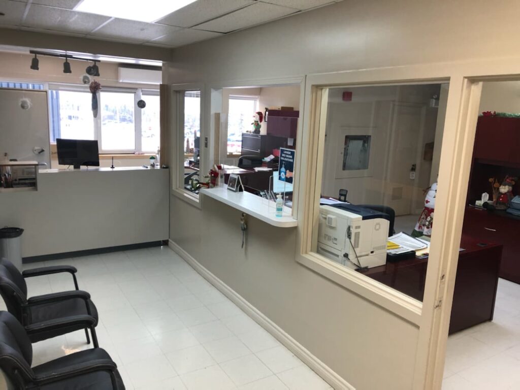 Bureau entrée