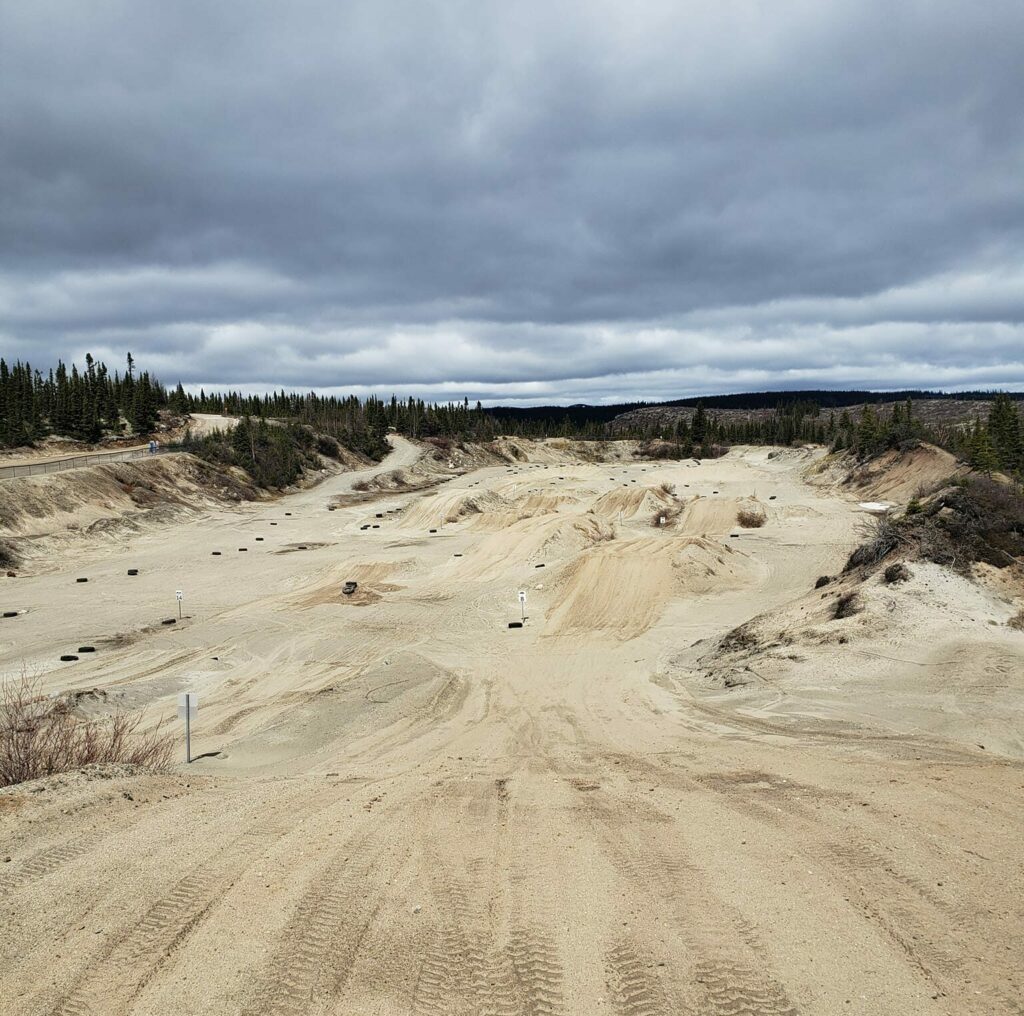 Piste de VTT et de motocross