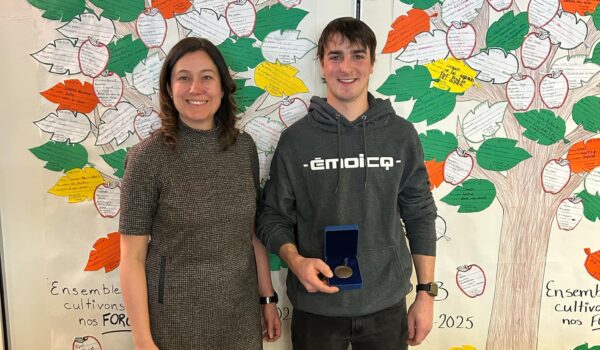 La médaille du Gouverneur général du Canada remise à Raphaël Gagnon