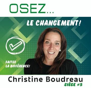 Élections municipales : Christine Boudreau se présente au poste 5