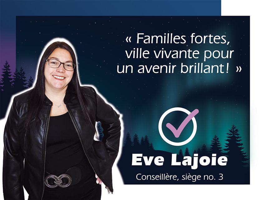 Élections municipales : Ève Lajoie se présente au poste 3