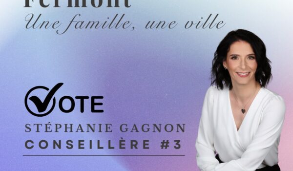 Élections municipales : Stéphanie Gagnon se présente au poste 3