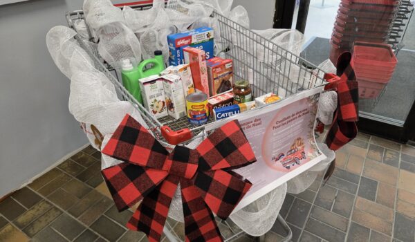 Début de la collecte de denrées pour les paniers de Noël de la MAHF