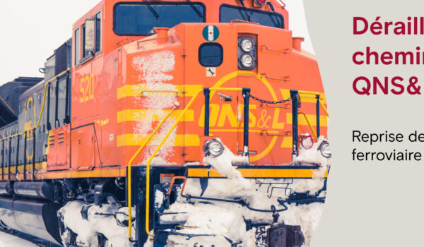 Les activités ont repris graduellement le 4 janvier sur la voie QNS&L
