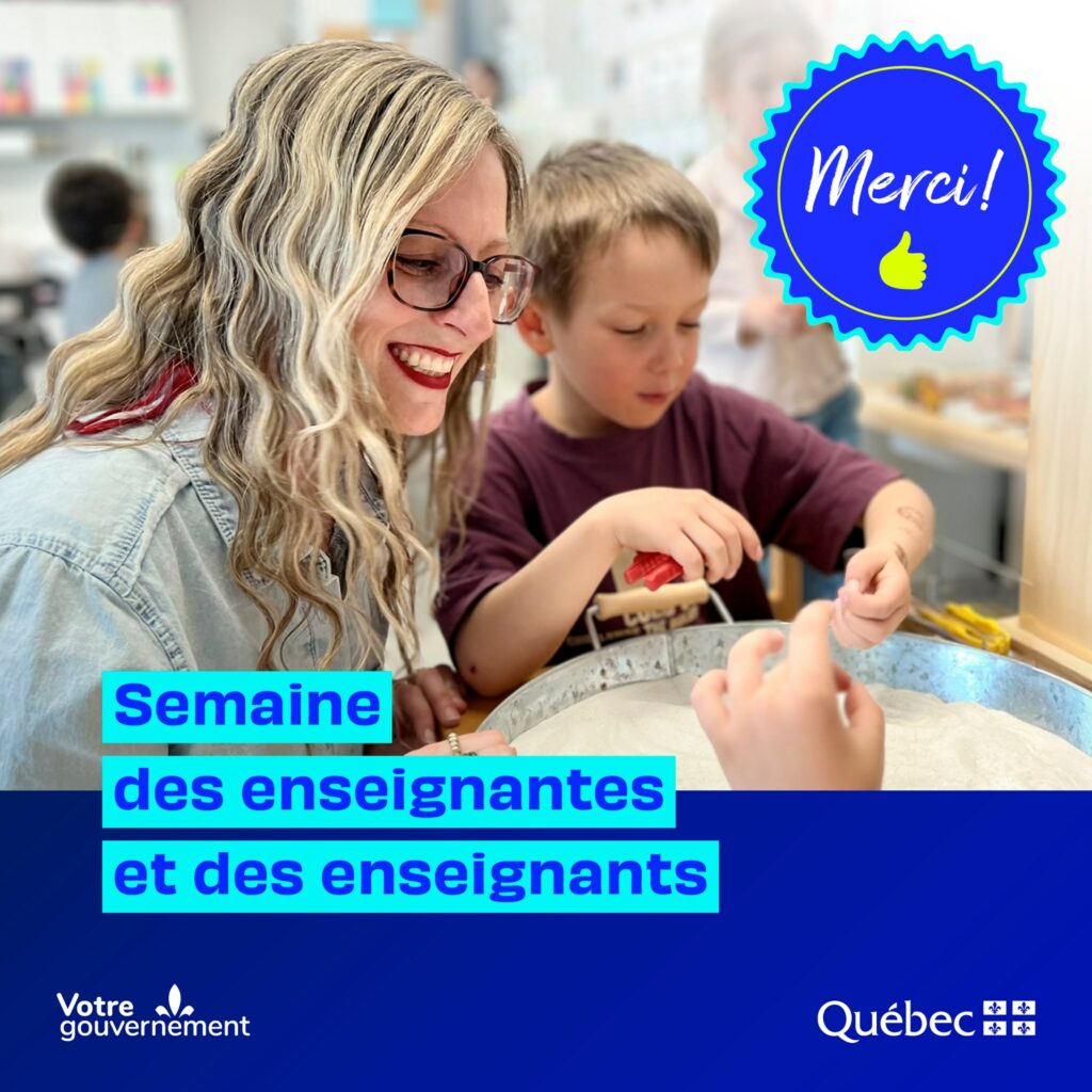 On souligne la 32e semaine des enseignants et enseignantes
